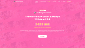 AI comic translator