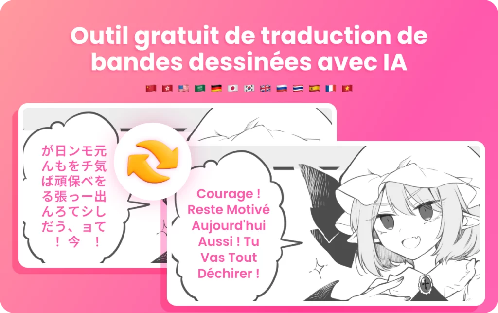 extension de traduction de manga