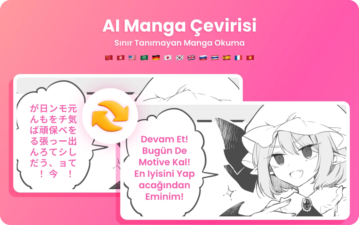 AI manga çeviri