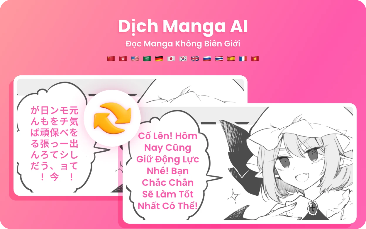 dịch manga bằng AI